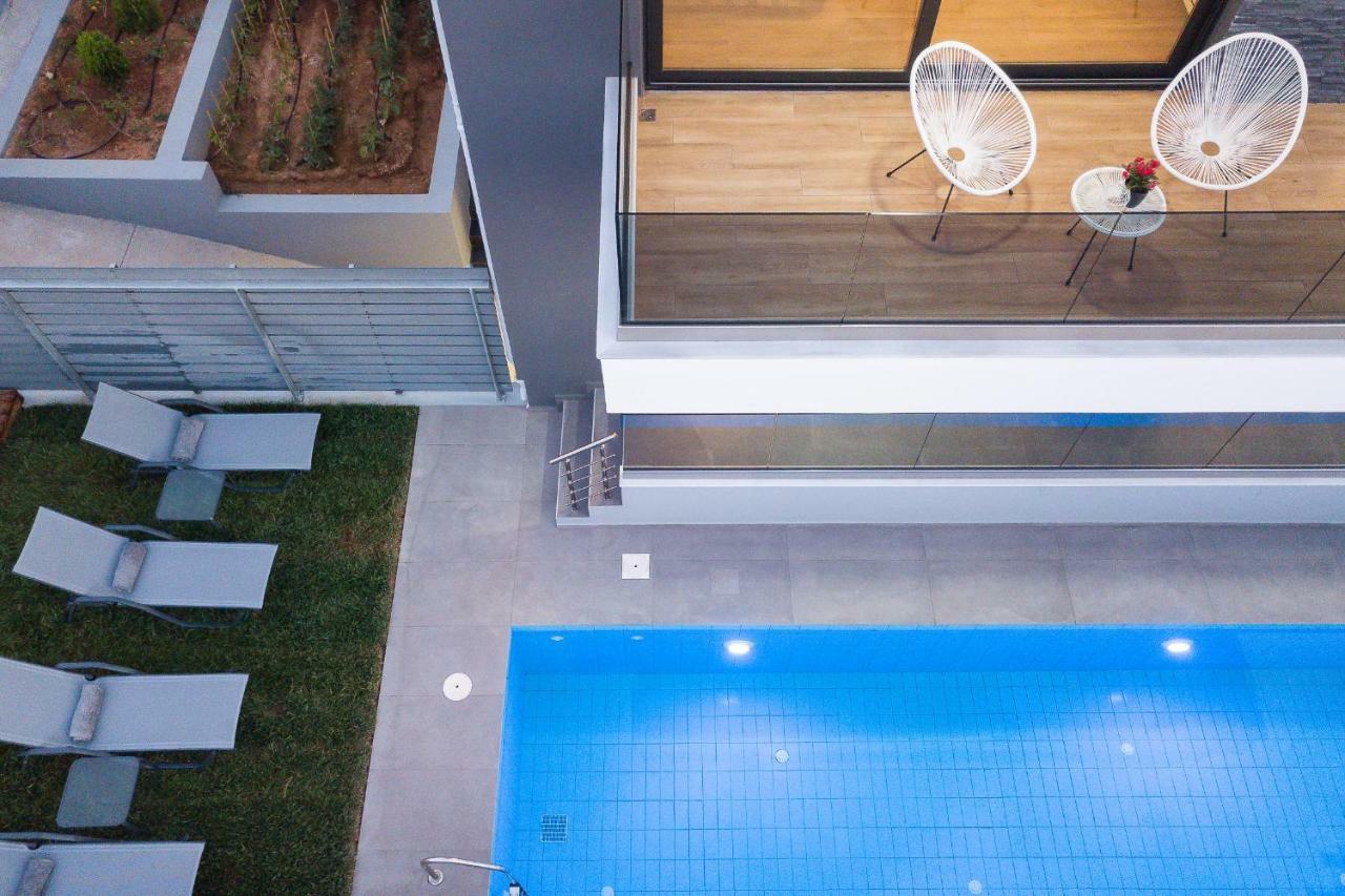 Nisos Villa, Pool & Heated Spawhirlpool, Walking To Beach, By Thinkvilla Sfáka Екстериор снимка