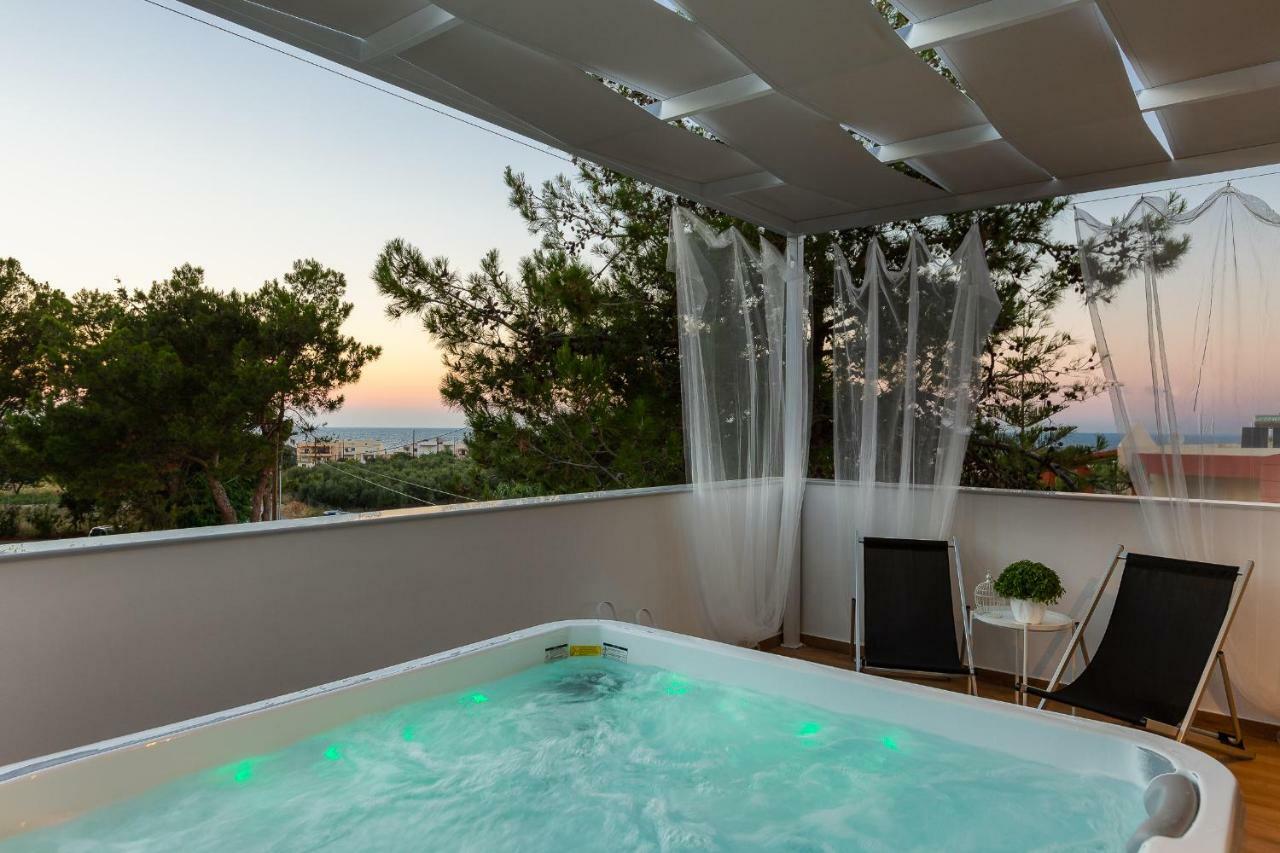Nisos Villa, Pool & Heated Spawhirlpool, Walking To Beach, By Thinkvilla Sfáka Екстериор снимка